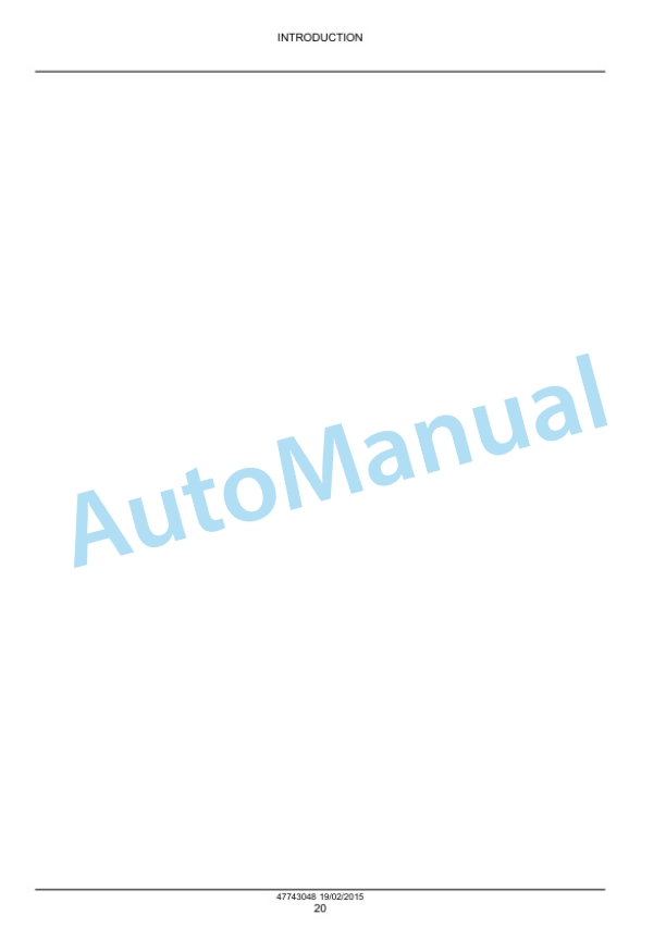 New Holland 430TL, 440TL, 450TL, 460TL Front Loader Service Manual 47743048 2 New Holland 430TL, 440TL, 450TL, 460TL Front Loader Service Manual 47743048-2
