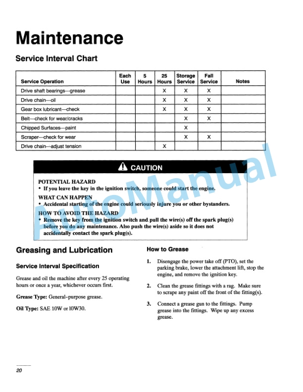 New Holland 44 Snowthrower Operation and Maintenance Manual 86602580 5 New Holland 44 Snowthrower Operation and Maintenance Manual 86602580-5