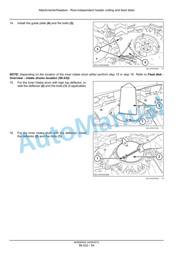 New Holland 440FI, 470FI, 490FI Plus Maize Header Service Manual 84568092A 5 New Holland 440FI, 470FI, 490FI Plus Maize Header Service Manual 84568092A-5