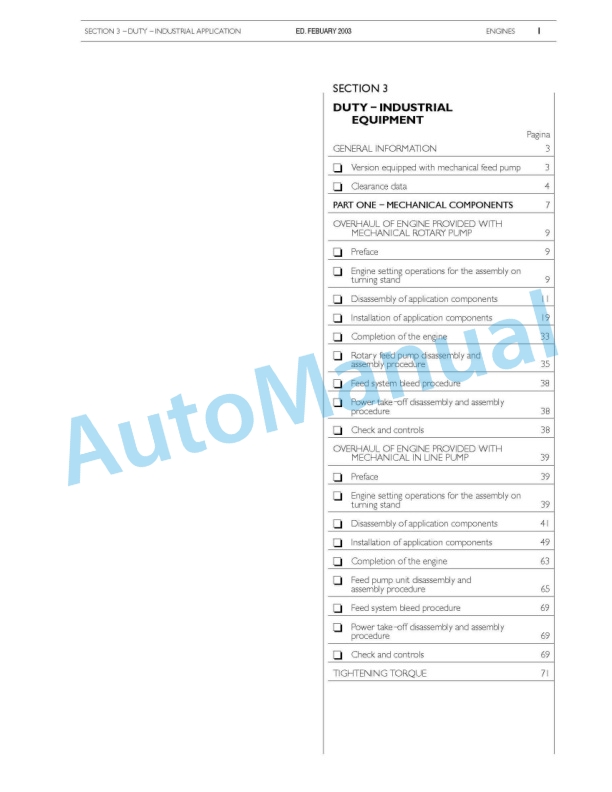 New Holland 445, 445T, 668T M2 Engine Service Manual 6-49731NA 2 New Holland 445, 445T, 668T M2 Engine Service Manual 6-49731NA-2