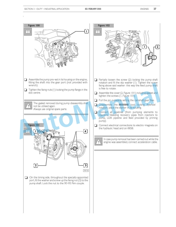 New Holland 445, 445T, 668T M2 Engine Service Manual 6-49731NA 3 New Holland 445, 445T, 668T M2 Engine Service Manual 6-49731NA-3
