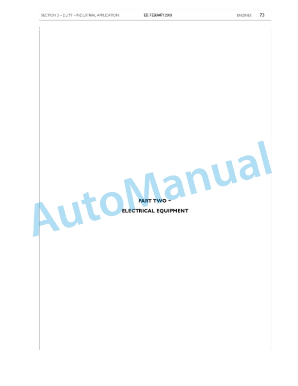 New Holland 445, 445T, 668T M2 Engine Service Manual 6-49731NA 4 New Holland 445, 445T, 668T M2 Engine Service Manual 6-49731NA-4