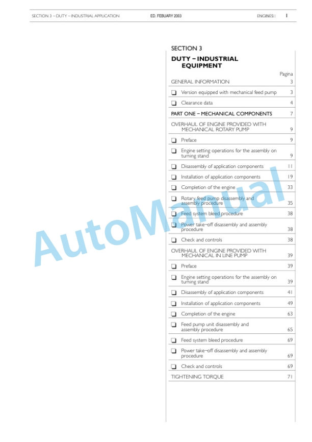 New Holland 445, 445T, 668T M2 Engine Service Manual 6-80940NA 2 New Holland 445, 445T, 668T M2 Engine Service Manual 6-80940NA-2