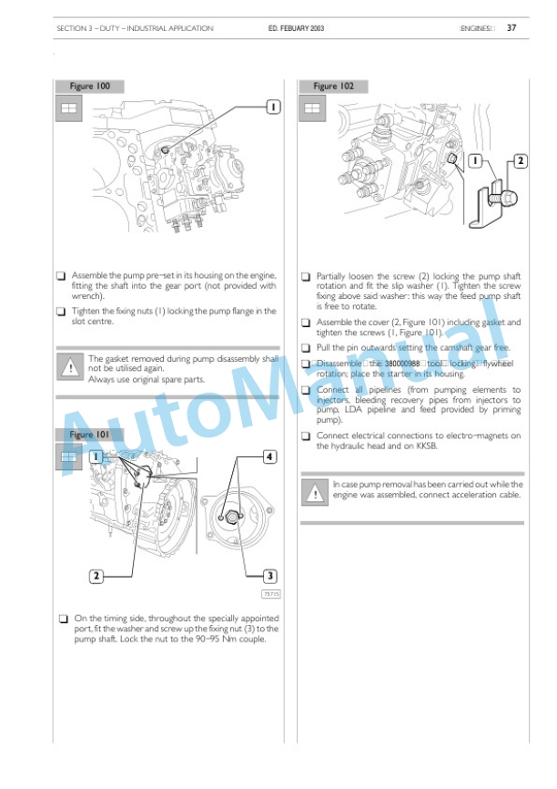 New Holland 445, 445T, 668T M2 Engine Service Manual 6-80940NA 3 New Holland 445, 445T, 668T M2 Engine Service Manual 6-80940NA-3