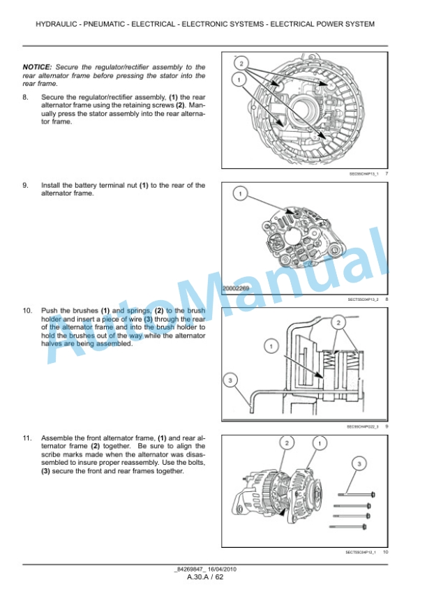New Holland 45, 55 Workmaster Compact Tractor Service Manual 84269847 2 New Holland 45, 55 Workmaster Compact Tractor Service Manual 84269847-2