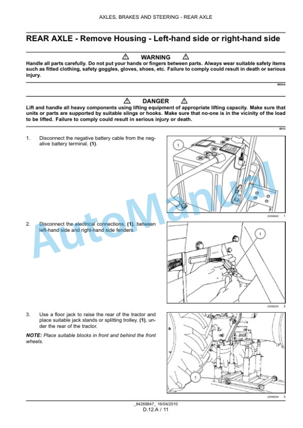 New Holland 45, 55 Workmaster Compact Tractor Service Manual 84269847 5 New Holland 45, 55 Workmaster Compact Tractor Service Manual 84269847-5