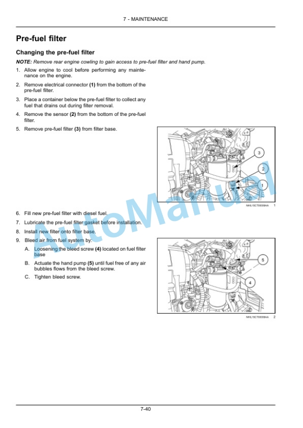 New Holland 46D CVT, 54D CVT Boomer Tier 4B Final Compact Tractor Operation and Maintenance Manual 48028213 5 New Holland 46D CVT, 54D CVT Boomer Tier 4B Final Compact Tractor Operation and Maintenance Manual 48028213 - Image 5