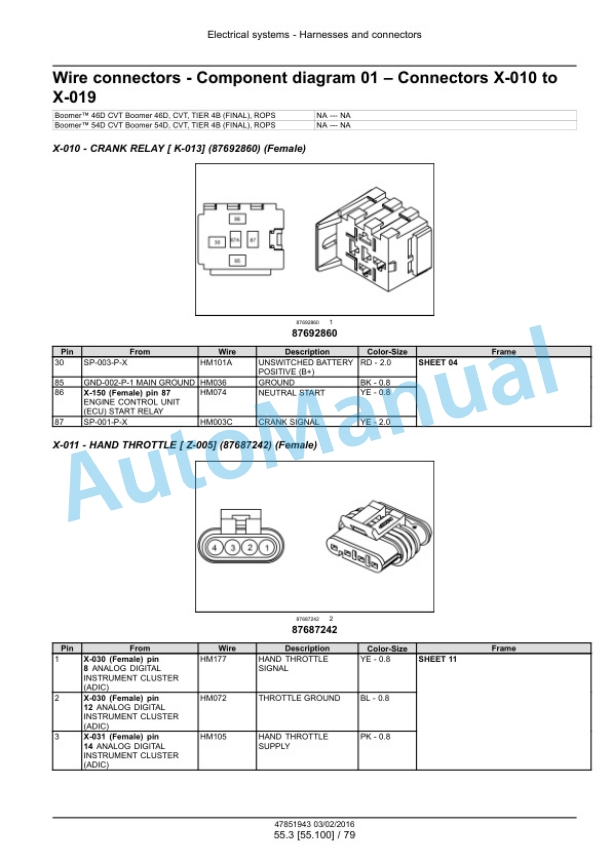 New Holland 46D CVT, 54D CVT Boomer Tier 4B Final Compact Tractor Service Manual 47851943 4 New Holland 46D CVT, 54D CVT Boomer Tier 4B Final Compact Tractor Service Manual 47851943 - Image 4