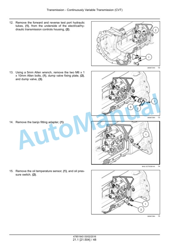 New Holland 46D CVT, 54D CVT Boomer Tier 4B Final Compact Tractor Service Manual 47979815 4 New Holland 46D CVT, 54D CVT Boomer Tier 4B Final Compact Tractor Service Manual 47979815 - Image 4