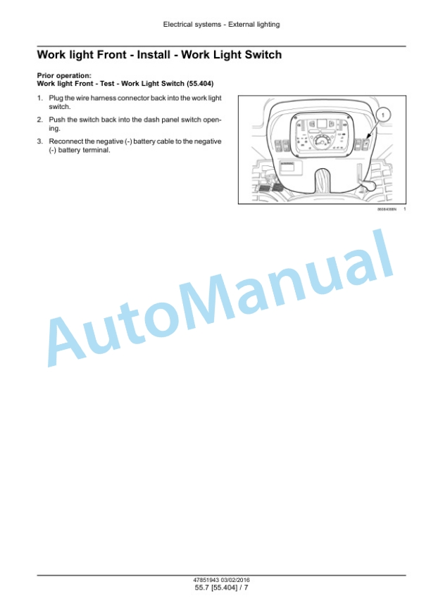 New Holland 46D CVT, 54D CVT Boomer Tier 4B Final Compact Tractor Service Manual 47979820 3 New Holland 46D CVT, 54D CVT Boomer Tier 4B Final Compact Tractor Service Manual 47979820-3