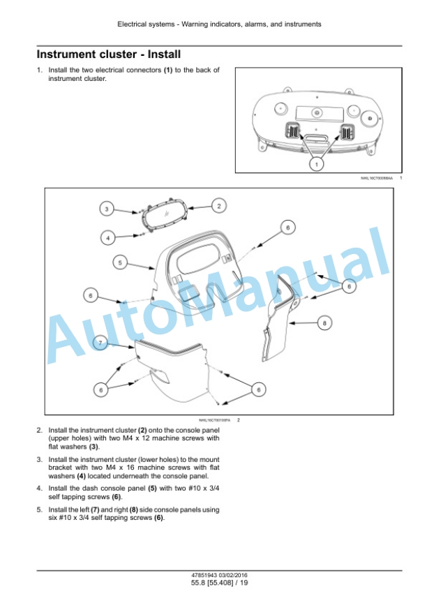 New Holland 46D CVT, 54D CVT Boomer Tier 4B Final Compact Tractor Service Manual 47979820 4 New Holland 46D CVT, 54D CVT Boomer Tier 4B Final Compact Tractor Service Manual 47979820-4