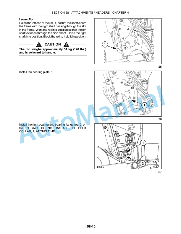 New Holland 474, 489, 492, 1465 Repair Manual 86630605-5