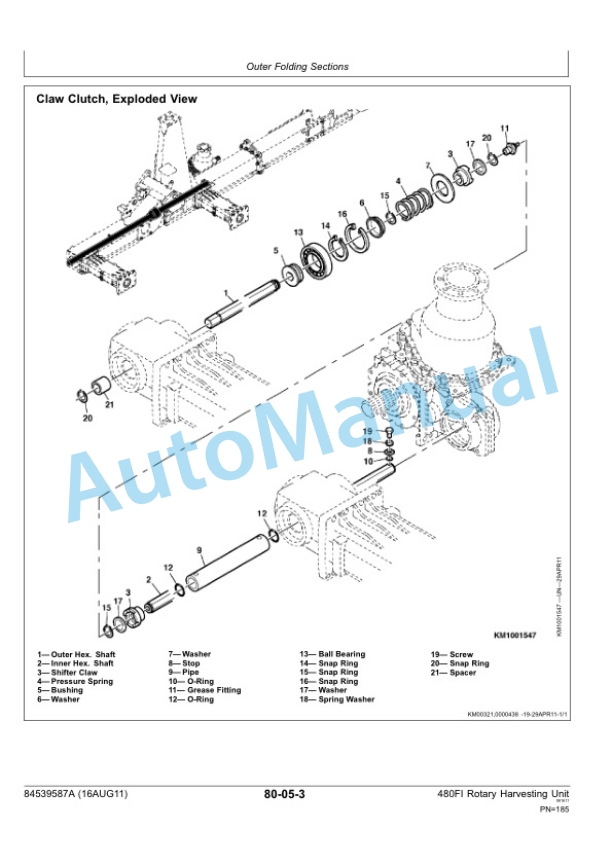 New Holland 480FI Rotary Harvester Repair Manual 84539587A 5 New Holland 480FI Rotary Harvester Repair Manual 84539587A-5