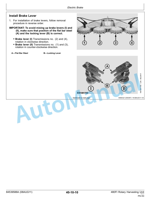 New Holland 480FI Row-Independent Corn Head Service Manual 84539588A 2 New Holland 480FI Row-Independent Corn Head Service Manual 84539588A - Image 2
