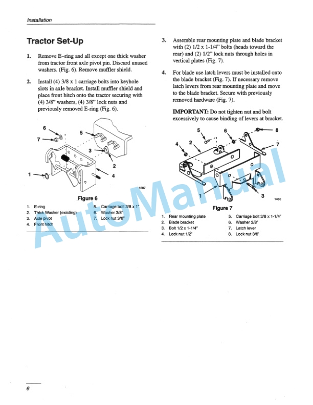 New Holland 48in Snow Blade for Lawn - Garden Tractor Operation and Maintenance Manual 42680081 3 New Holland 48in Snow Blade for Lawn - Garden Tractor Operation and Maintenance Manual 42680081-3