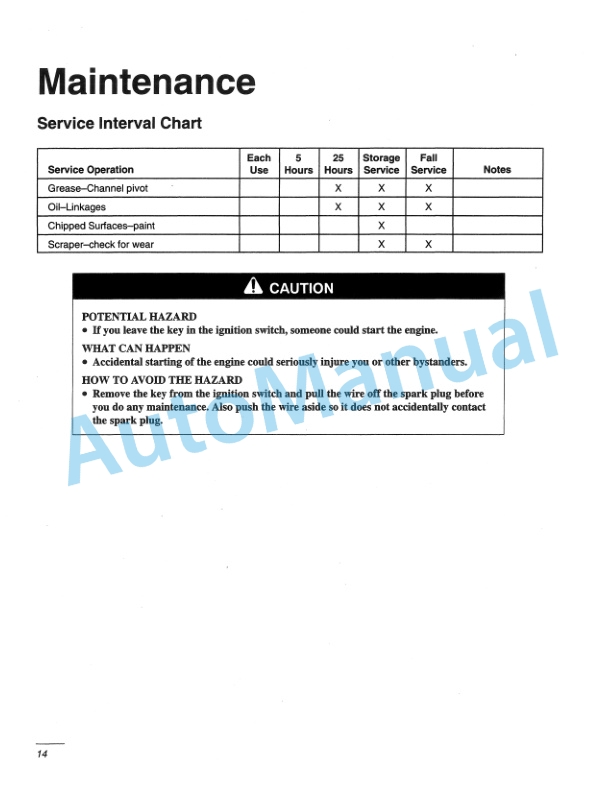 New Holland 48in Snow Blade for Lawn - Garden Tractor Operation and Maintenance Manual 42680081 5 New Holland 48in Snow Blade for Lawn - Garden Tractor Operation and Maintenance Manual 42680081-5
