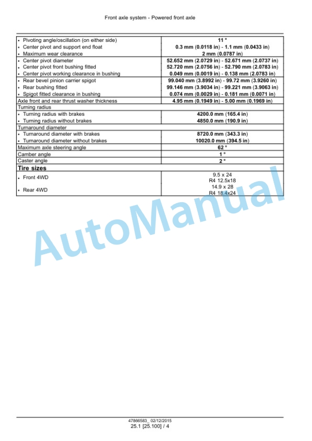 New Holland 50, 60, 70 Workmaster Tier 4B Final Tractor Service Manual 47866583 2 New Holland 50, 60, 70 Workmaster Tier 4B Final Tractor Service Manual 47866583 - Image 2