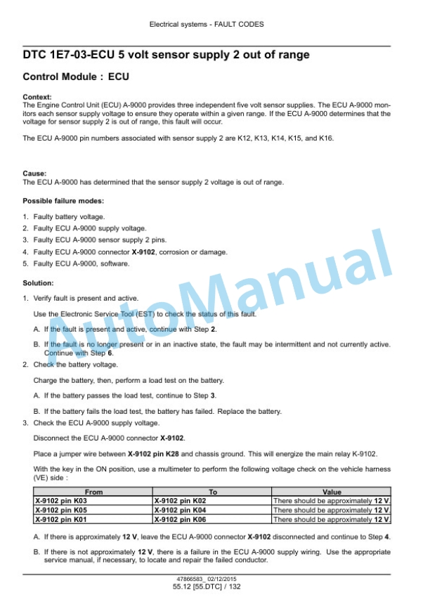 New Holland 50, 60, 70 Workmaster Tier 4B Final Tractor Service Manual 47866583 5 New Holland 50, 60, 70 Workmaster Tier 4B Final Tractor Service Manual 47866583 - Image 5