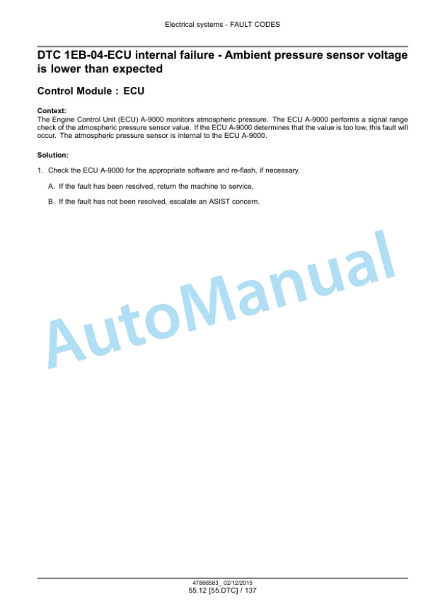 New Holland 50, 60, 70 Workmaster Tier 4B Final Tractor Service Manual 47951334 3 New Holland 50, 60, 70 Workmaster Tier 4B Final Tractor Service Manual 47951334-3