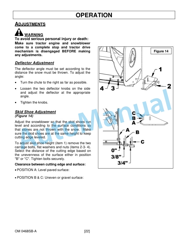 New Holland 50RS 439329006 Snow Blower Operation and Maintenance Manual 51421073 4 New Holland 50RS 439329006 Snow Blower Operation and Maintenance Manual 51421073-4