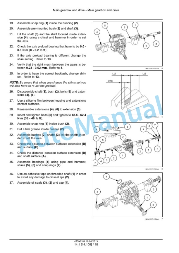 New Holland 512, 530 Megacutter Tractor Mounted Disc Mower-Conditioner Service Manual 47390184 2 New Holland 512, 530 Megacutter Tractor Mounted Disc Mower-Conditioner Service Manual 47390184-2