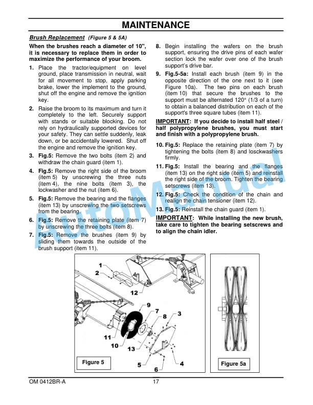 New Holland 526GR 60in Rotary Broom Operation and Maintenance Manual 47391782 4 New Holland 526GR 60in Rotary Broom Operation and Maintenance Manual 47391782-4