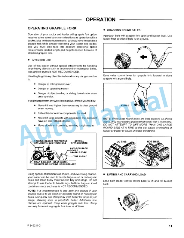 New Holland 52LA-MSL Series Quick Attach Farm Loader Operation and Maintenance Manual 86632632 3 New Holland 52LA-MSL Series Quick Attach Farm Loader Operation and Maintenance Manual 86632632-3