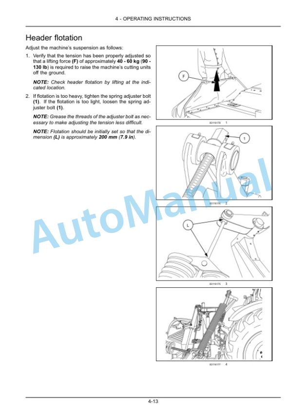 New Holland 530 Mega Cutter Tractor Mounted Disc Mower-Conditioner Operation and Maintenance Manual 47419733 3 New Holland 530 Mega Cutter Tractor Mounted Disc Mower-Conditioner Operation and Maintenance Manual 47419733 - Image 3