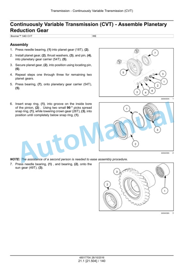 New Holland 54D CVT Boomer Tier 4B Final Compact Tractor Service Manual 48017704 2 New Holland 54D CVT Boomer Tier 4B Final Compact Tractor Service Manual 48017704 - Image 2