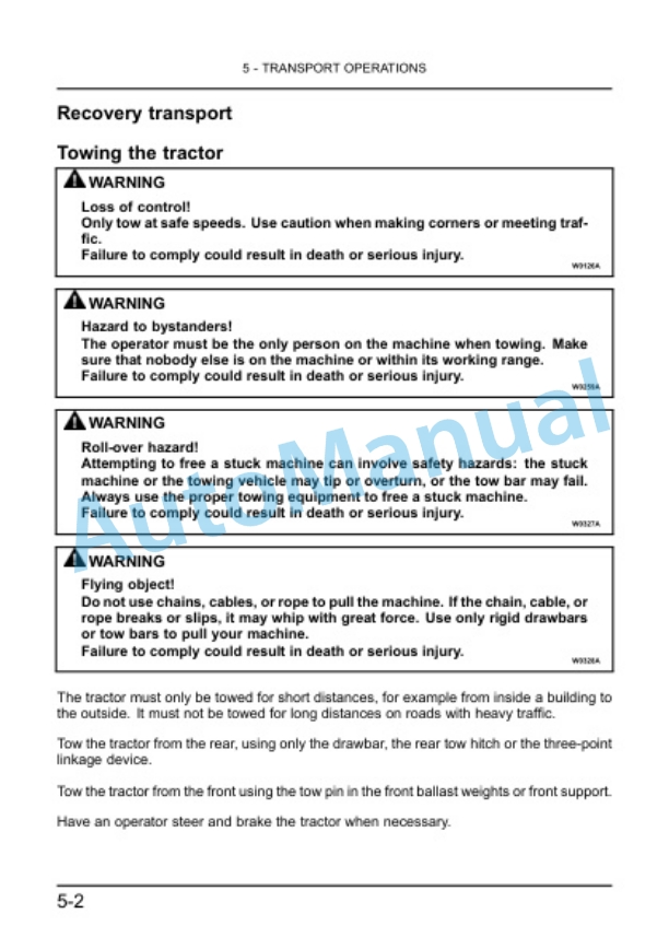 New Holland 5500, 6500, 7500 Tractor Operation and Maintenance Manual 48134669 3 New Holland 5500, 6500, 7500 Tractor Operation and Maintenance Manual 48134669 - Image 3