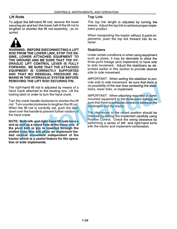 New Holland 5530, 6530 High Clearance Tractor Operation and Maintenance Manual 42553021 3 New Holland 5530, 6530 High Clearance Tractor Operation and Maintenance Manual 42553021 - Image 3