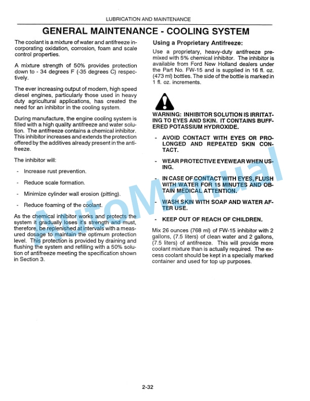 New Holland 5530, 6530 High Clearance Tractor Operation and Maintenance Manual 42553021 5 New Holland 5530, 6530 High Clearance Tractor Operation and Maintenance Manual 42553021 - Image 5