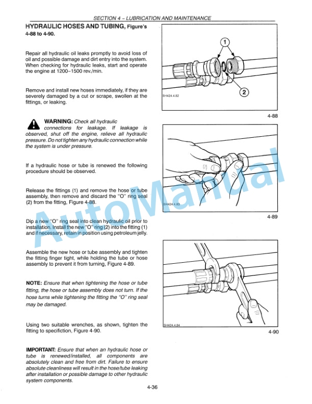 New Holland 555E, 575E, 655E, 675E Backhoe Laoder Operation and Maintenance Manual 42055541 5 New Holland 555E, 575E, 655E, 675E Backhoe Laoder Operation and Maintenance Manual 42055541-5