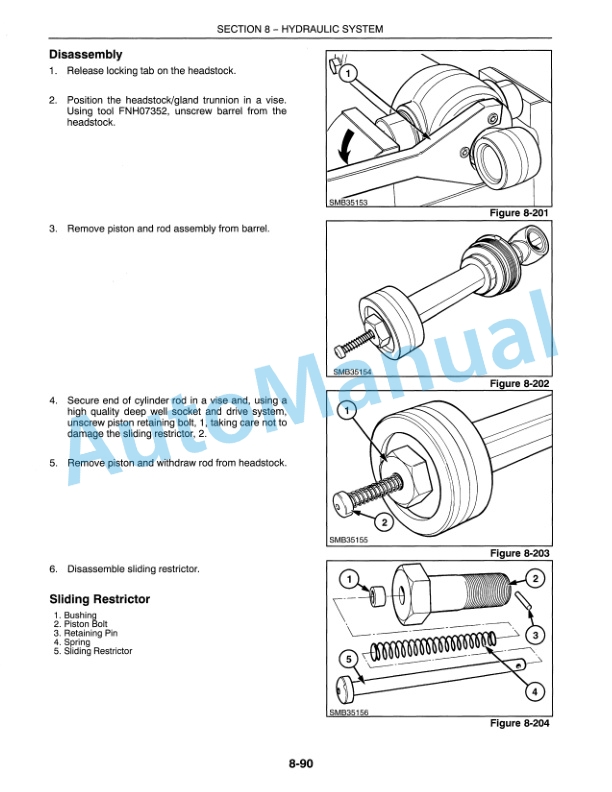 New Holland 555E, 575E, 655E, 675E Hydraulic System Repair Manual 40057508 4 New Holland 555E, 575E, 655E, 675E Hydraulic System Repair Manual 40057508-4