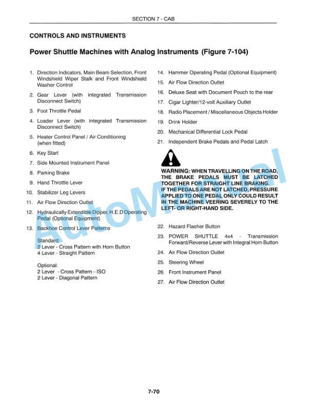 New Holland 555E, 575E, 655E, 675E Loader Backhoe Repair Manual 40057540 5 New Holland 555E, 575E, 655E, 675E Loader Backhoe Repair Manual 40057540 - Image 5
