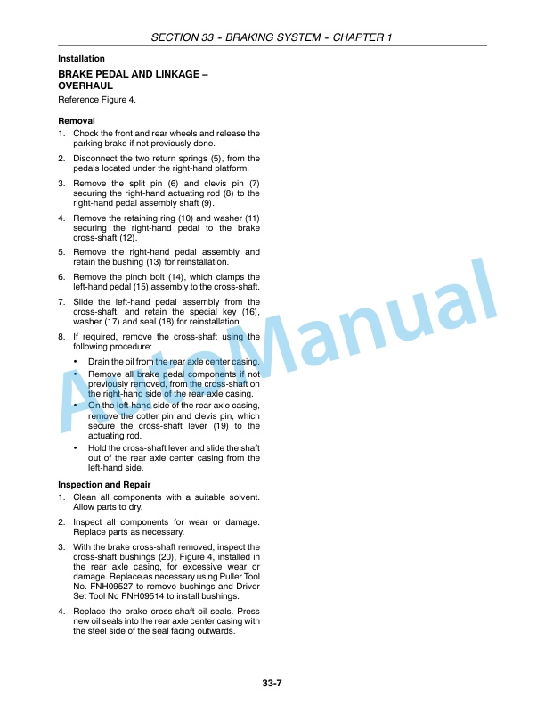 New Holland 5610S, 6610S, 7610S, 7010, 8010 Tractor Repair Manual 87032903 2 New Holland 5610S, 6610S, 7610S, 7010, 8010 Tractor Repair Manual 87032903-2