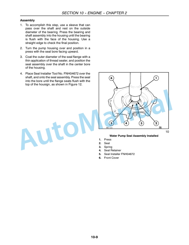 New Holland 5610S, 6610S, 7610S, 7010, 8010 Tractor Repair Manual 87032904 2 New Holland 5610S, 6610S, 7610S, 7010, 8010 Tractor Repair Manual 87032904 - Image 2