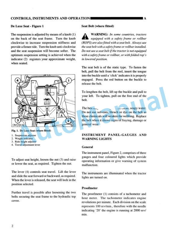 New Holland 5610S, 6610S, 7610S, 7810S Feature Operation and Maintenance Manual 86579555 2 New Holland 5610S, 6610S, 7610S, 7810S Feature Operation and Maintenance Manual 86579555-2