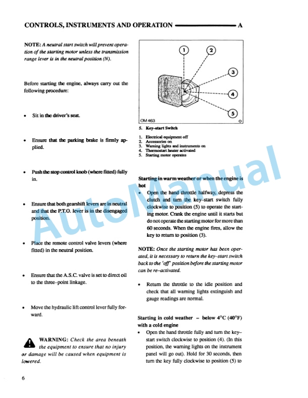 New Holland 5610S, 6610S, 7610S Tractor Operation and Maintenance Manual 42561040 2 New Holland 5610S, 6610S, 7610S Tractor Operation and Maintenance Manual 42561040-2