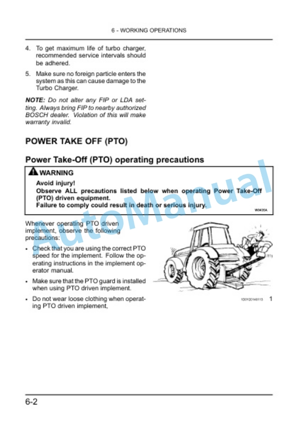 New Holland 5630TX Plus Tractor Operation and Maintenance Manual 48134660 3 New Holland 5630TX Plus Tractor Operation and Maintenance Manual 48134660 - Image 3