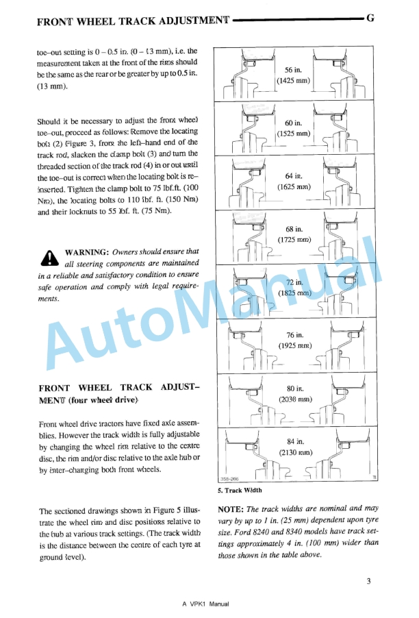 New Holland 5640, 6640, 7740, 7840, 8240, 8340 SL Range - SLE Range Tractor Operation and Maintenance Manual SE-4832 5 New Holland 5640, 6640, 7740, 7840, 8240, 8340 SL Range - SLE Range Tractor Operation and Maintenance Manual SE-4832-5