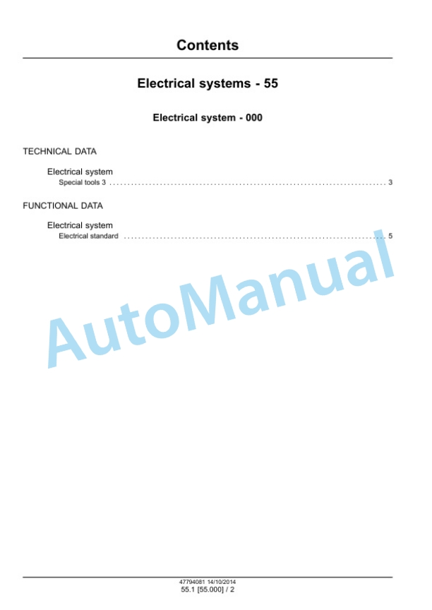 New Holland 600FDR Header Service Manual 47794081 2 New Holland 600FDR Header Service Manual 47794081-2