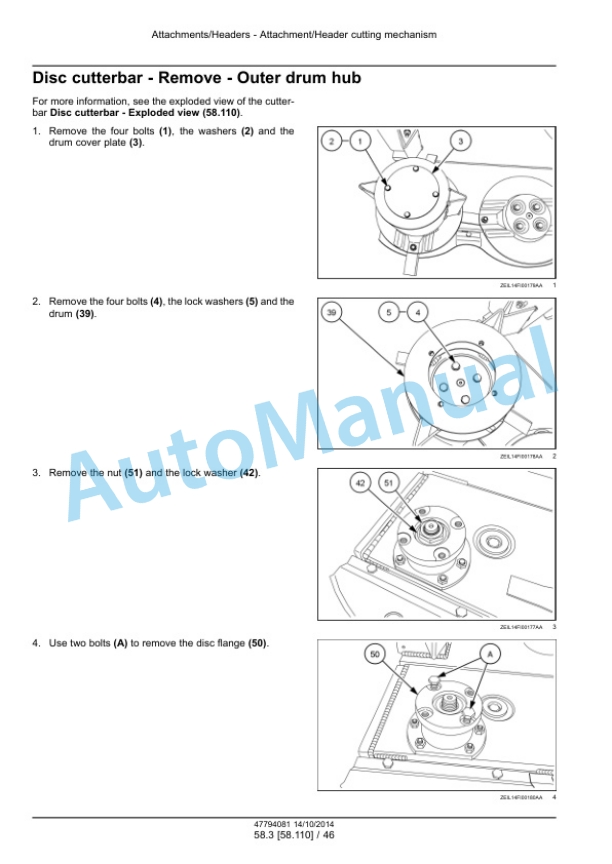 New Holland 600FDR Header Service Manual 47794081 5 New Holland 600FDR Header Service Manual 47794081-5