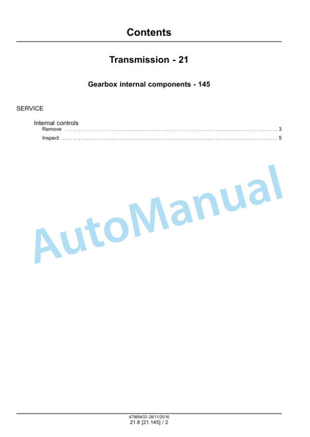 New Holland 6010, 6510, 7510 Tractor Service Manual 47969433 3 New Holland 6010, 6510, 7510 Tractor Service Manual 47969433 - Image 3