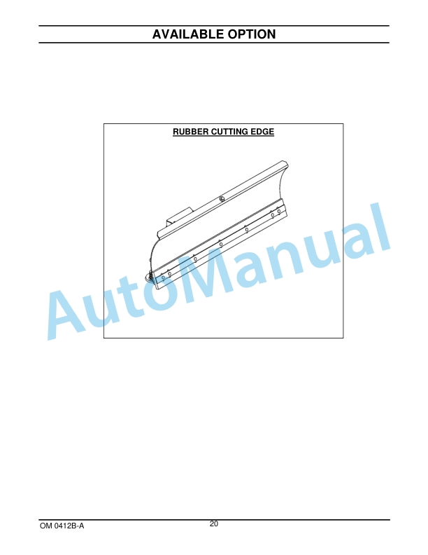 New Holland 60CBH 60in Front Dozer Blade Operation and Maintenance Manual 47391787 5 New Holland 60CBH 60in Front Dozer Blade Operation and Maintenance Manual 47391787-5