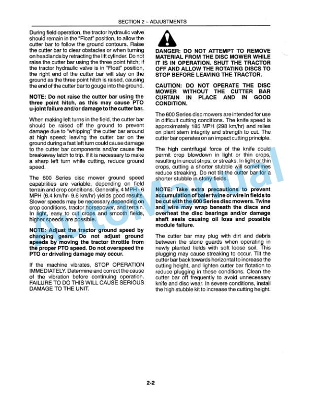 New Holland 615, 616, 617 Repair Manual 86578412 2 New Holland 615, 616, 617 Repair Manual 86578412 - Image 2