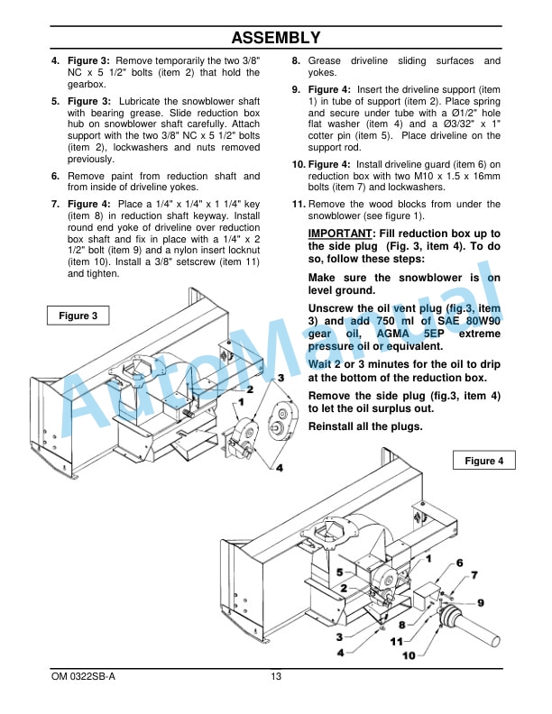 New Holland 62CSH 62in, 72CSH 72in Two Stage Snowblower Operation and Maintenance Manual 87300098 3 New Holland 62CSH 62in, 72CSH 72in Two Stage Snowblower Operation and Maintenance Manual 87300098-3