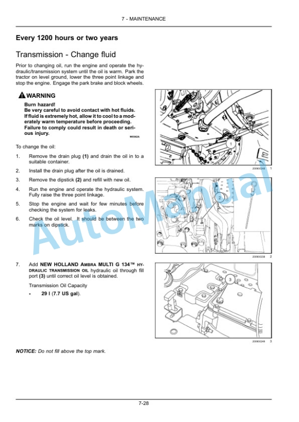 New Holland 65, 75 Workmaster Tractor Operation and Maintenance Manual 47412148 5 New Holland 65, 75 Workmaster Tractor Operation and Maintenance Manual 47412148-5