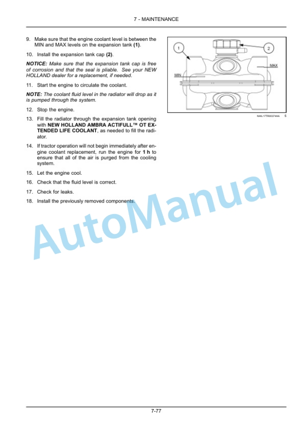 New Holland 6810 Tier 3 Tractor Operation and Maintenance Manual 48032414 5 New Holland 6810 Tier 3 Tractor Operation and Maintenance Manual 48032414 - Image 5