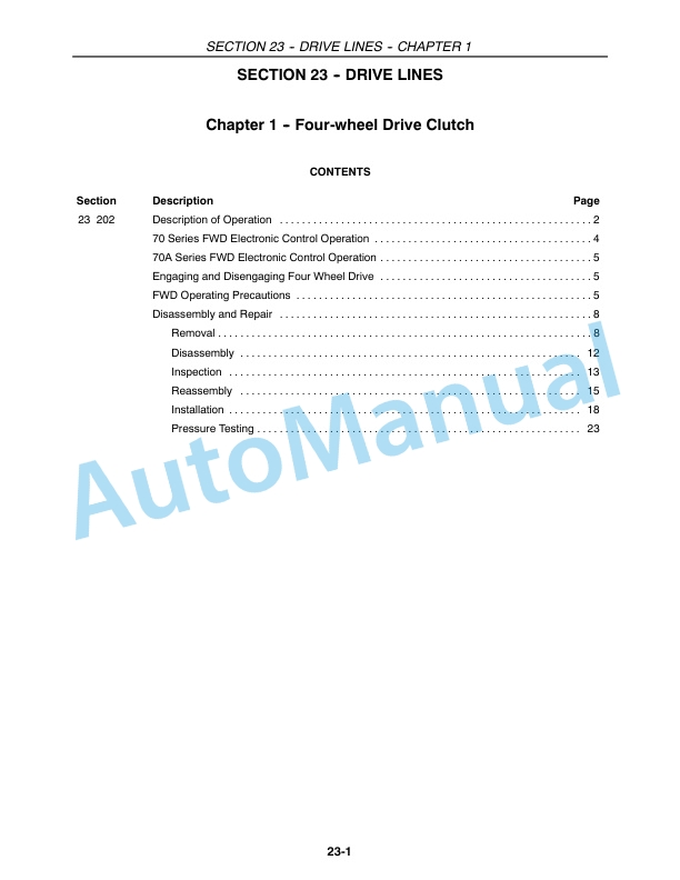 New Holland 70, 70A Series Tractor Repair Manual 87018730 2 New Holland 70, 70A Series Tractor Repair Manual 87018730 - Image 2